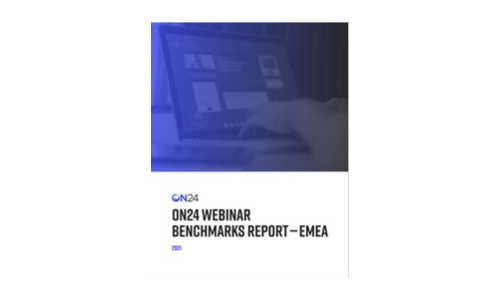 On24 Webinar Benchmarks Rapport 2021 EMEA