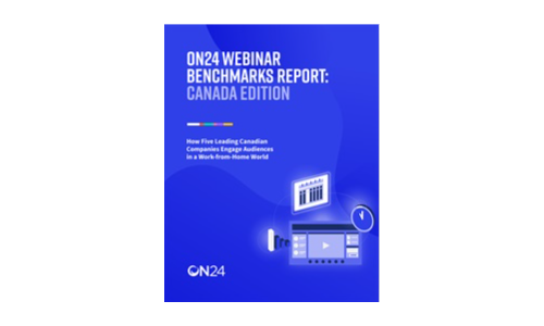 ON24 Webinar Benchmarks Rapport: Canada Edition